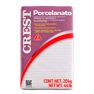 ADHESIVO P/PORCELANATO gris 20KG