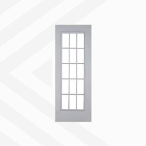 PUERTA METAL FRANCESA 15LUCES 0.85*2.07