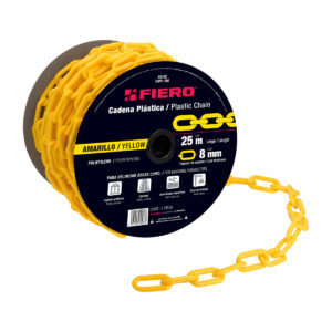 CADENA PLASTICA 1/8 AMARILLA