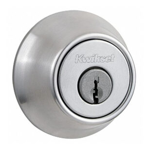 CERROJO DOBLE LLAVE CROMO BRILLANTE