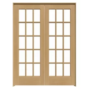 PUERTA ENCHAPADA RADIATA (15 LUCES)