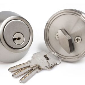 CERROJO LLAVE Y MARIPOSA DORADO ANTIG.