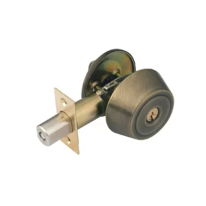 CERROJO LLAVE Y MARIPOSA BRONCE ANTIG.