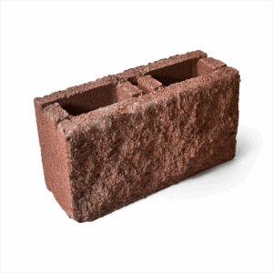 BLOCK RUSTICO CONCRETO 14*19*39 NARANJA