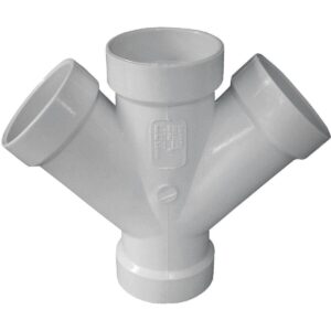 DOBLE YEE PVC 4"*45o P/DREN.GSO