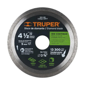 DISCO DIAMANTADO 4 1/2" CONTINUO