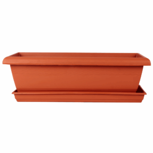 MACETA RECTANGULAR TERRACOTA 38*96