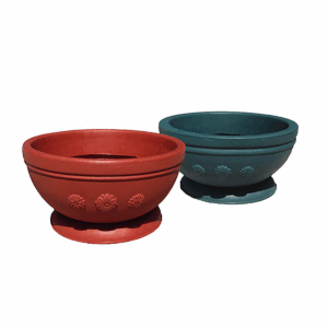 MACETA REDONDA MESA 30CM TERRACOTA