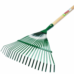 ESCOBA METAL P/JARDIN 20 DIENTES C/C