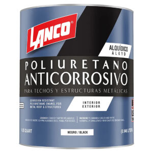 PINTURA ANTICORR.VALUE NEGRO 1/4 GALON